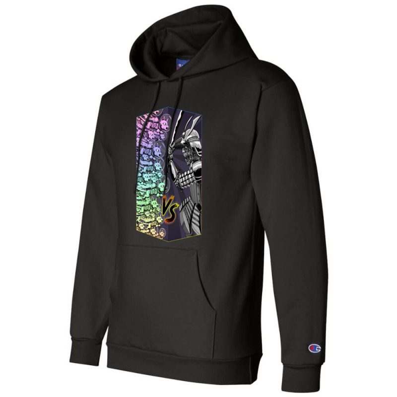 Rainbow Space Kittens Vs Samurai Zombie Warlord Champion Hoodie | Artistshot