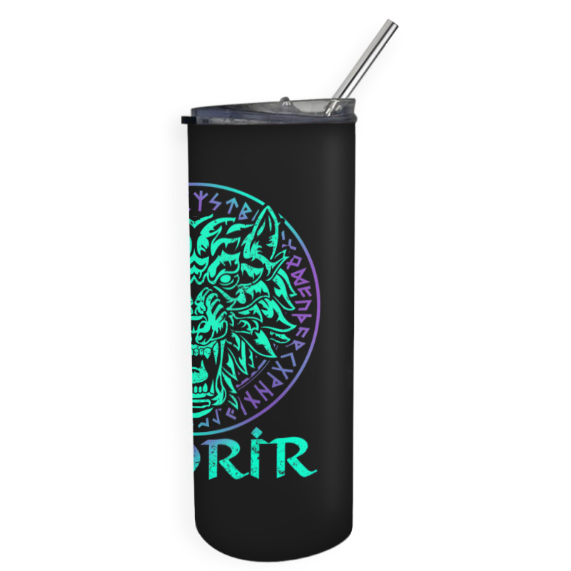 Hot Trend Fenrir Wolf Vargr Viking Norse Mythology Warg Myth Animal Skinny Tumbler by Sizemore Adame | Artistshot