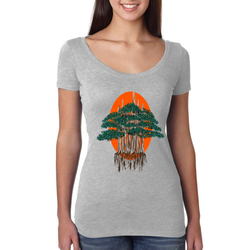 Bonsai Plant Women's Triblend Scoop T-shirt | Artistshot