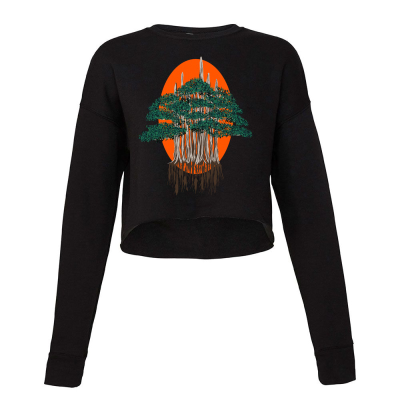 Bonsai Plant Cropped Sweater | Artistshot