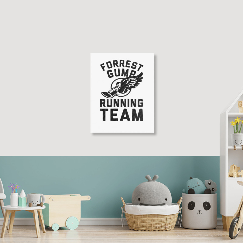 Forrest Gump Running Team Portrait Canvas Print by ROXANZALEZ | Artistshot