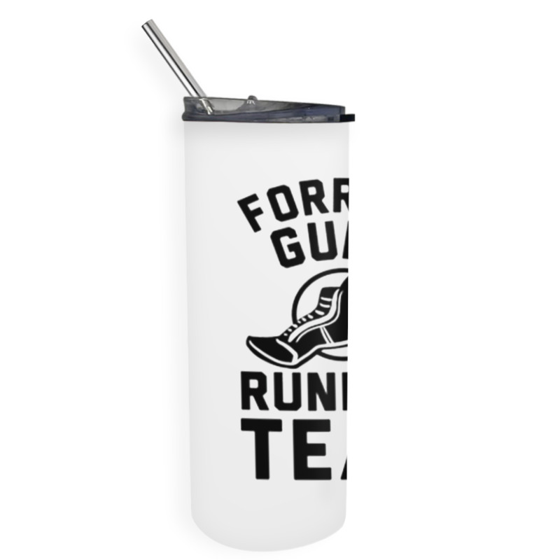 Forrest Gump Running Team Skinny Tumbler by ROXANZALEZ | Artistshot