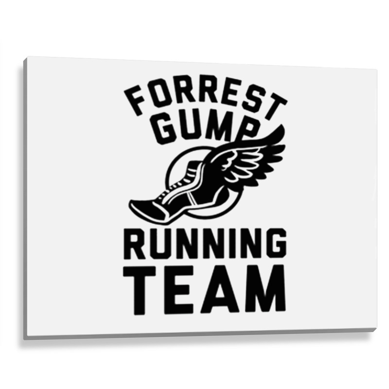 Forrest Gump Running Team Metal Print Horizontal by ROXANZALEZ | Artistshot