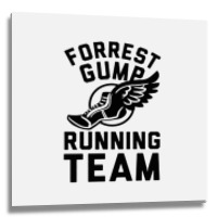 Forrest Gump Running Team Metal Print Square | Artistshot