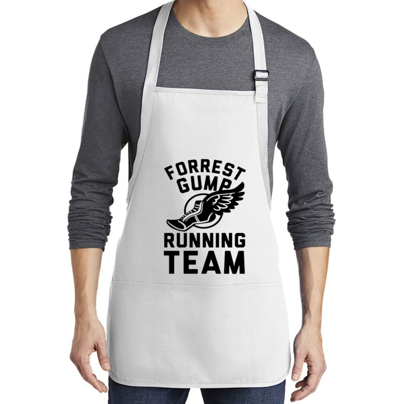 Forrest Gump Running Team Medium-Length Apron by ROXANZALEZ | Artistshot