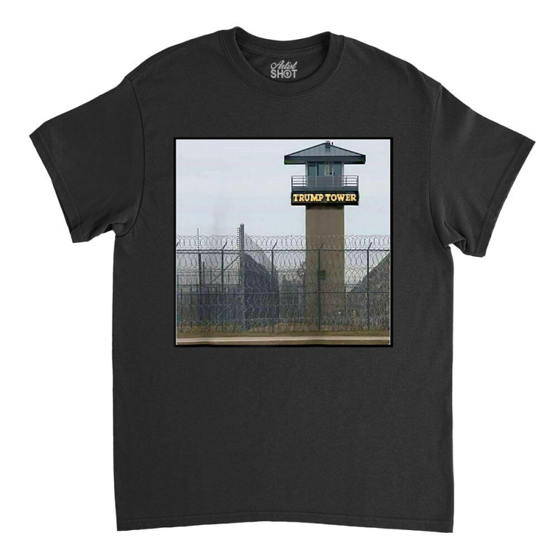 Trump Prison Tower Raglan Baseball Tee Classic T-shirt | Artistshot