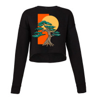 Tree And Moon Cropped Sweater | Artistshot