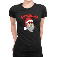 Santamania Is Running Wild! Ladies Fitted T-shirt | Artistshot