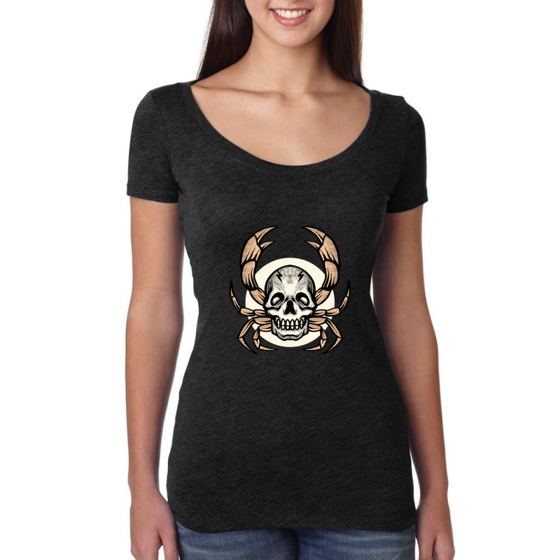 Skull Crab Women's Triblend Scoop T-shirt | Artistshot