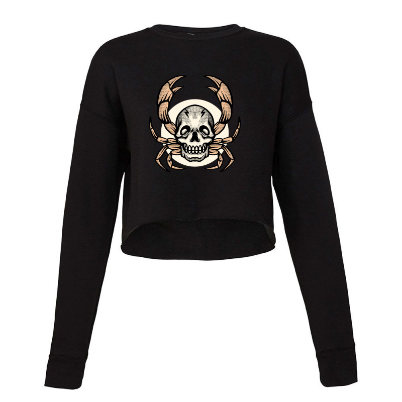 Skull Crab Cropped Sweater | Artistshot