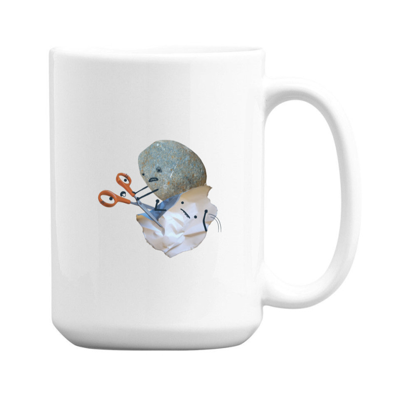 Rock Paper Scissors 15 Oz Coffee Mug | Artistshot