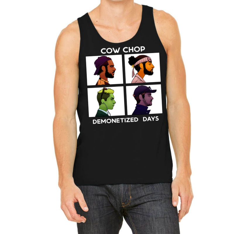 Cow Chop Demonetized Days Tank Top by FaunBrown | Artistshot