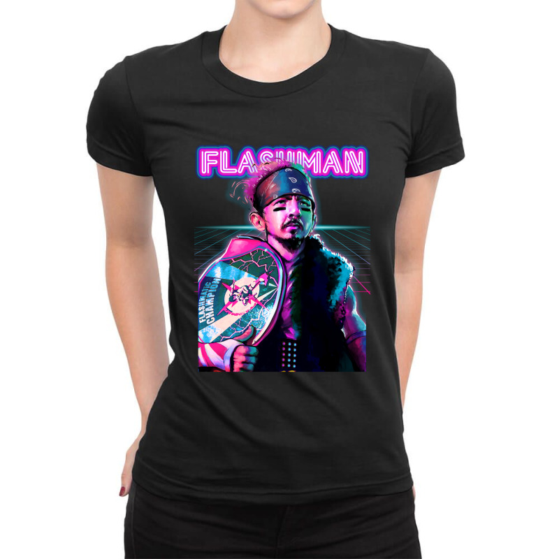 Flashman 'dominate Decade' Design Ladies Fitted T-Shirt by AbeaJuanje | Artistshot