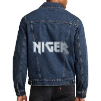 Hot Trend Heavy Metal Niger Men Denim Jacket | Artistshot