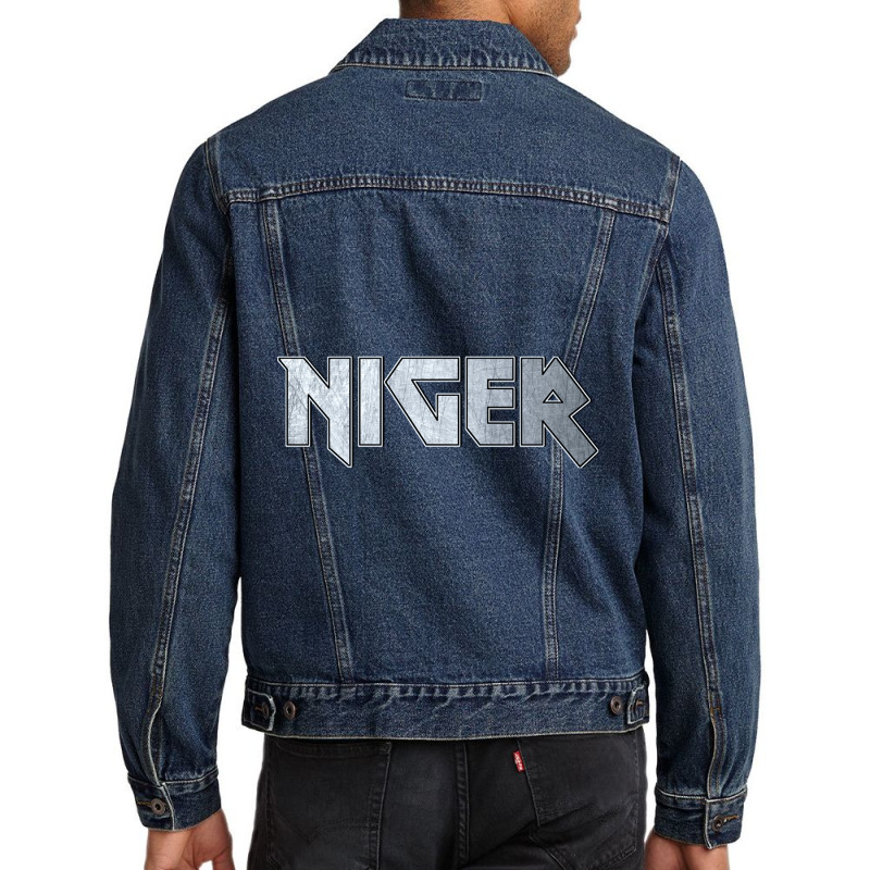 Hot Trend Heavy Metal Niger Men Denim Jacket by Ledford Leslie | Artistshot