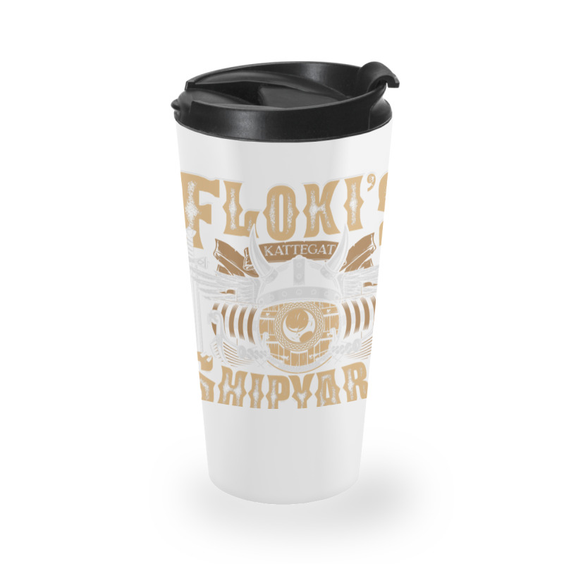 Limited Edition Flokis Shipyard Kattegat Since 793 Ad Norse Mythology Travel Mug | Artistshot