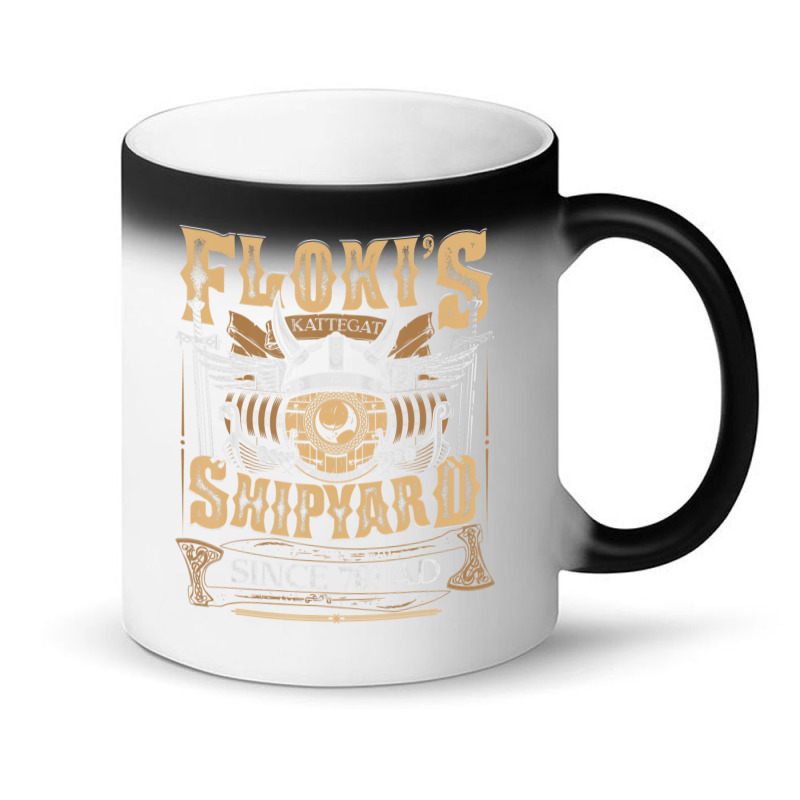 Limited Edition Flokis Shipyard Kattegat Since 793 Ad Norse Mythology Magic Mug | Artistshot