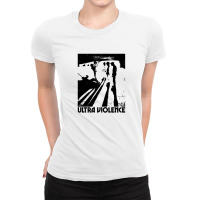 Ultra Violence Clockwork Orange Tribute Design Ladies Fitted T-shirt | Artistshot