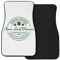 Good Omen Four Leaf Clover Front Car Mat | Artistshot