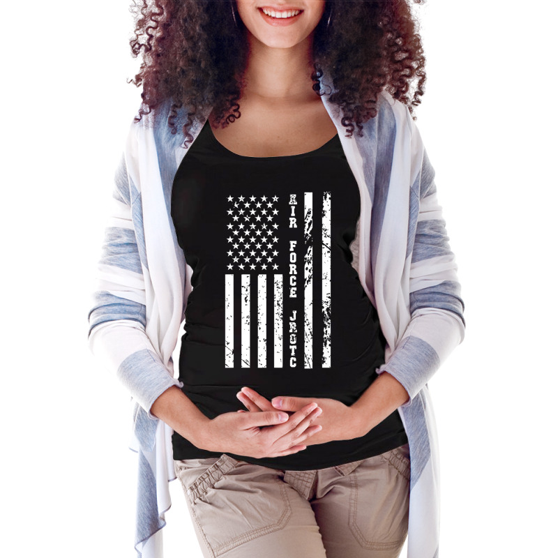 Trending Usaf Jrotc Air Force Junior Rotc W Us Flag Maternity Scoop Neck T-shirt by quanghuydinh1 | Artistshot