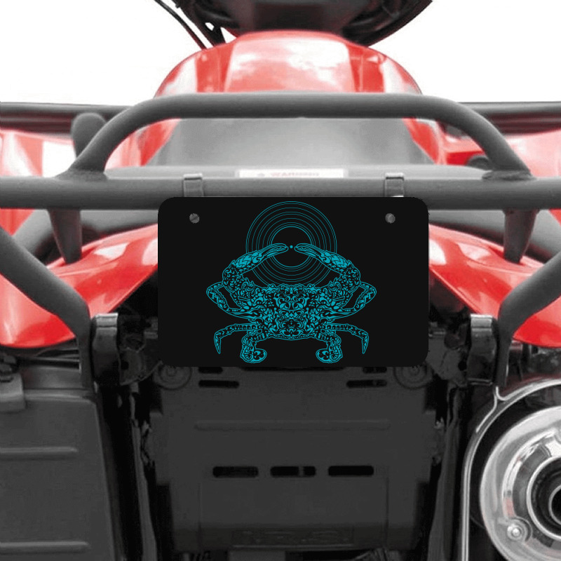 Crustacean Groove Atv License Plate | Artistshot