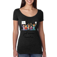 Limited Edition Wanna Have Fun Women's Triblend Scoop T-shirt | Artistshot