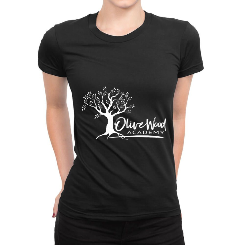 Limited Edition Olivewood Academy Elgin School Swag White Ladies Fitted T-Shirt by Sierra Dennis | Artistshot