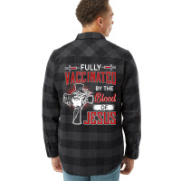 Fully Vaccinated By The Blood Of Jesus T Shirt Flannel Shirt | Artistshot