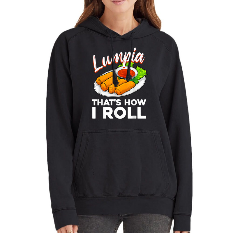 Cool Lumpia For Men Women Filipino Spring Rolls Asian Food T Shirt Vintage Hoodie | Artistshot