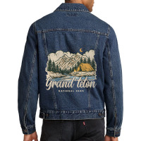 Trending Grand Teton National Park Men Denim Jacket | Artistshot