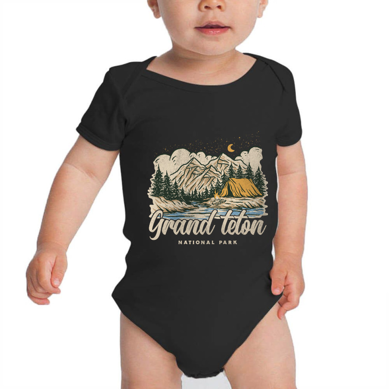 Trending Grand Teton National Park Baby Bodysuit by laurynvanhoose | Artistshot