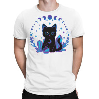 Cute Witchy Black Cat Crystal Alchemy Kawaii Pastel Goth Pullover Hood T-shirt | Artistshot