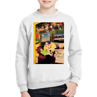 Vintage New Yorker Cover In Train Youth Sweatshirt | Artistshot