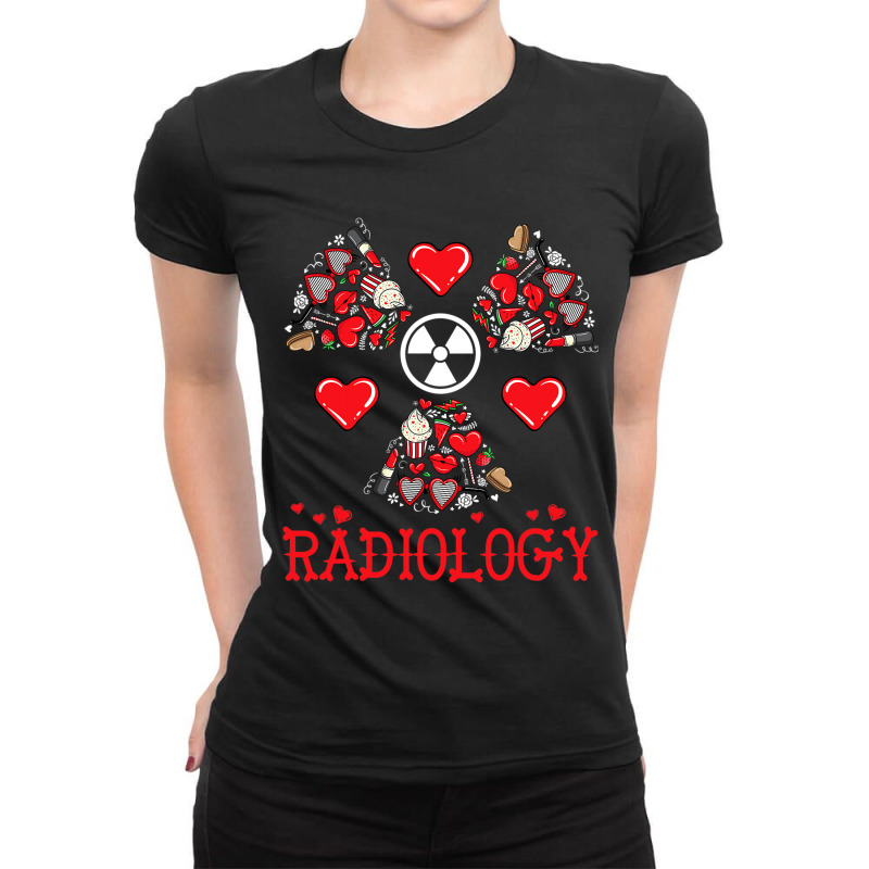 Valentine Couple Radiology Rad Tech Radiologist Xray Ladies Fitted T-Shirt by joseph89 | Artistshot