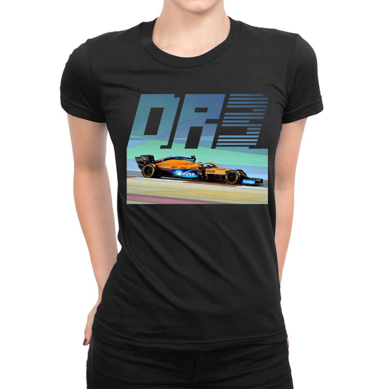 Daniel Ricciardo Dr3 Mcl35m Ladies Fitted T-Shirt by FaunBrown | Artistshot