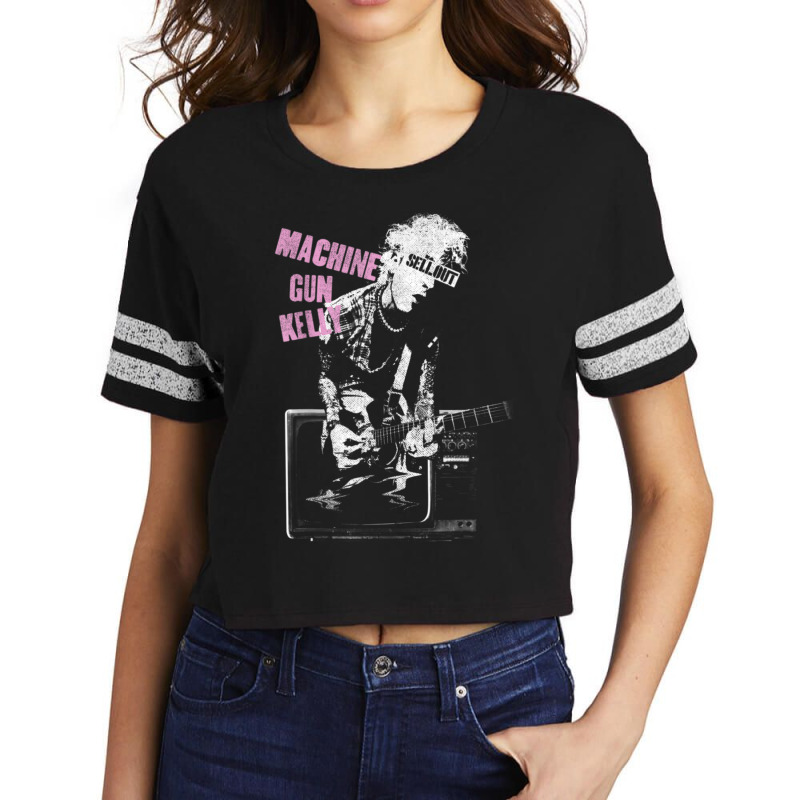 Machine Tv Warp Scorecard Crop Tee by LisaBurlingame | Artistshot