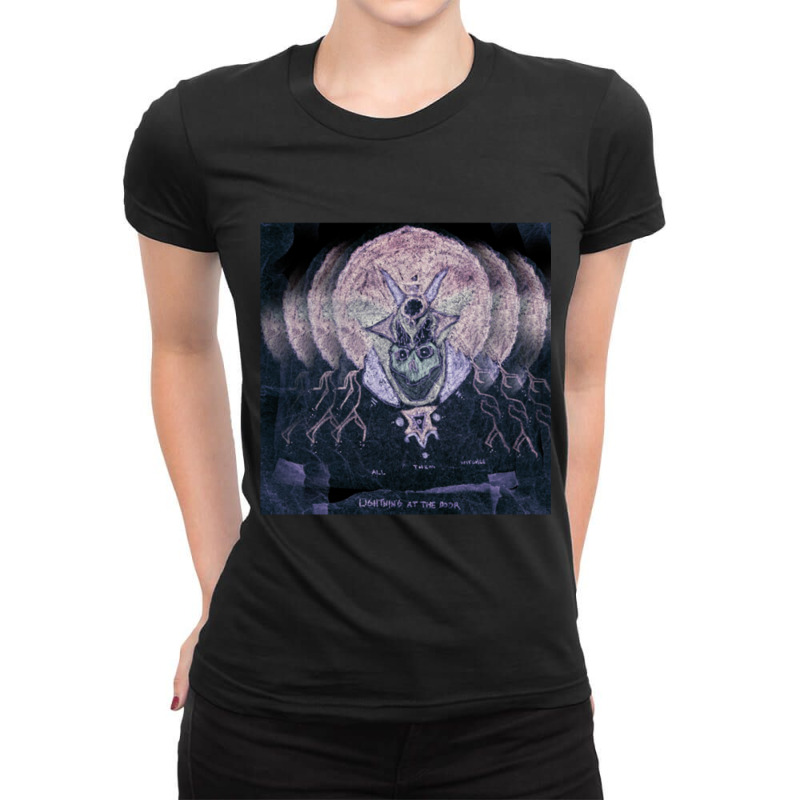 Lightning At The Door Ladies Fitted T-Shirt by CHRISTOPHEANDERS | Artistshot