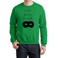 As You Wish With Black Mask Baby Tumblr Crewneck Sweatshirt | Artistshot