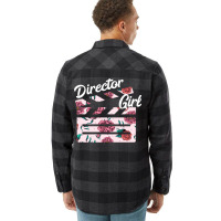 Film Director Girl Clapboard Cinematographer Filmmaker Lover Classic G Flannel Shirt | Artistshot