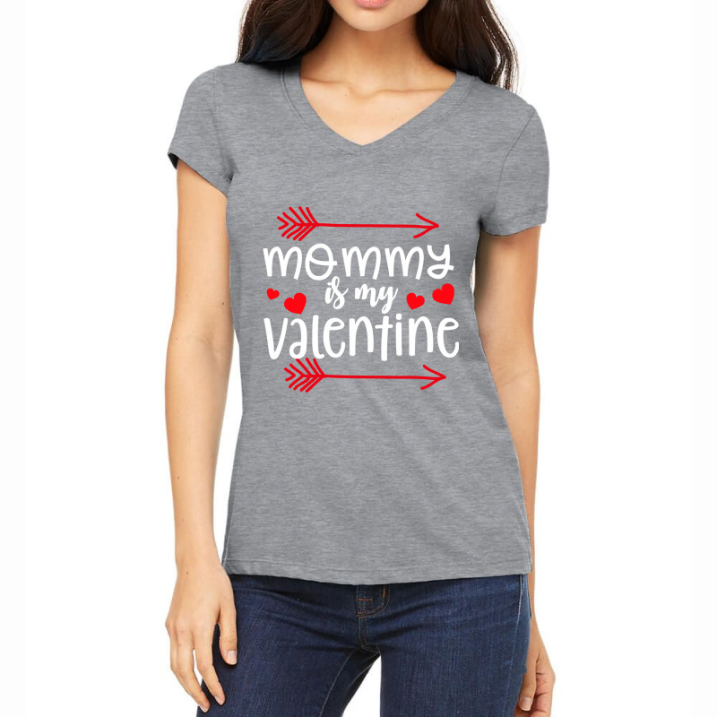 Valentines  My Mommy Is My Valentine Kids Boys Women's V-Neck T-Shirt by joseph89 | Artistshot