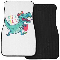 I Steal Hearts T Valentines Day Dinosaur Boys Kid (42) Front Car Mat | Artistshot