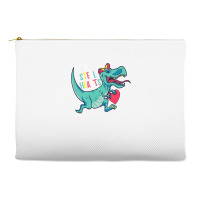 I Steal Hearts T Valentines Day Dinosaur Boys Kid (42) Accessory Pouches | Artistshot