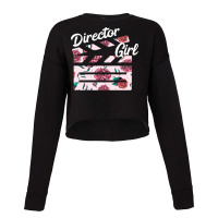 Film Director Girl Clapboard Cinematographer Filmmaker Lover Classic Cropped Sweater | Artistshot