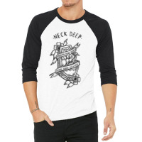 Neck Deep 3/4 Sleeve Shirt | Artistshot