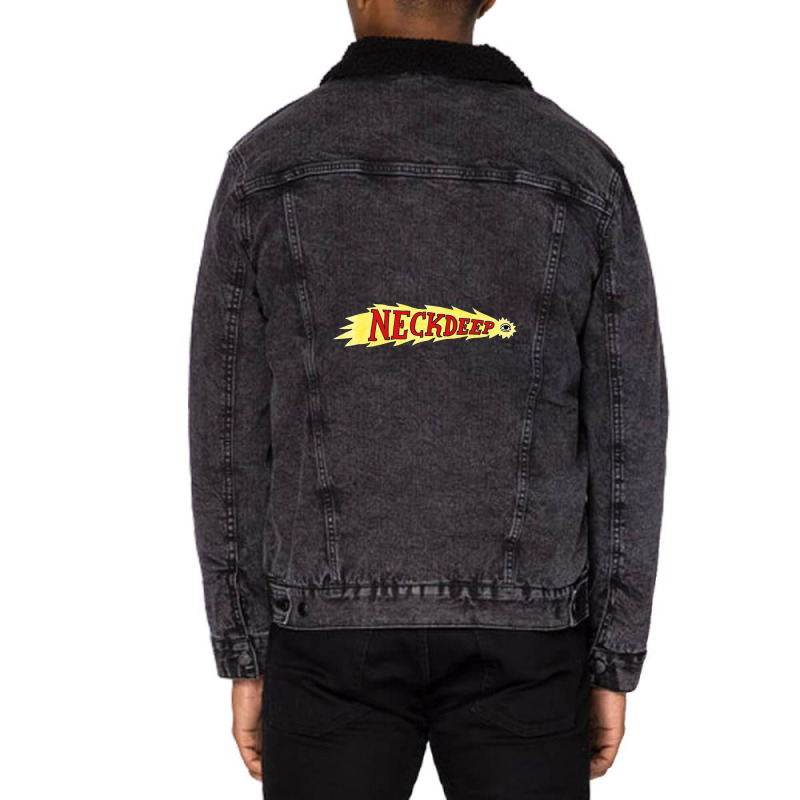 Neck Deep Unisex Sherpa-Lined Denim Jacket by agun | Artistshot