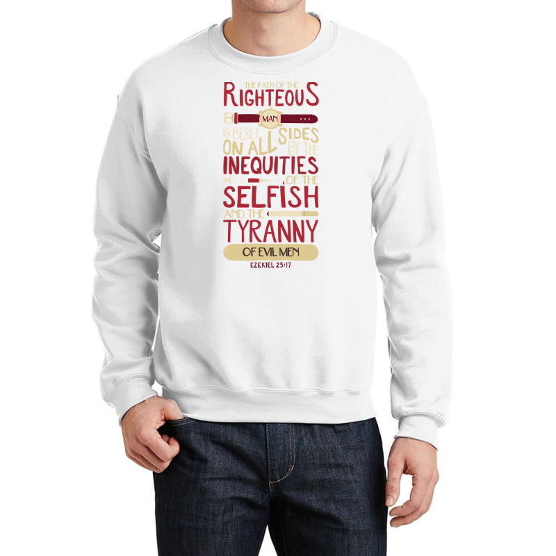 Ezekiel 2517 Baby E Crewneck Sweatshirt by manicklasturr | Artistshot