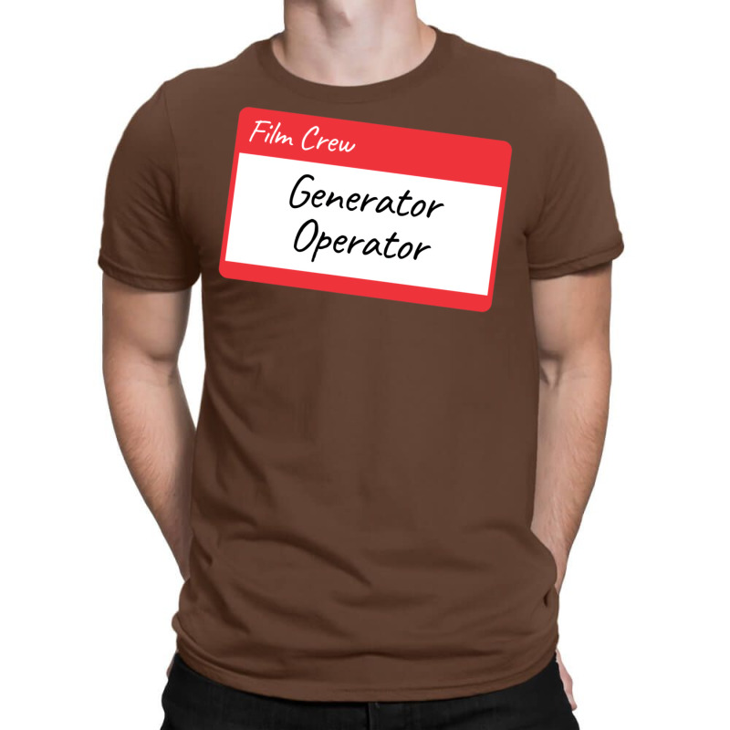 Film Crew Generator Operator Classic Girl E T-shirt | Artistshot