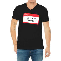 Film Crew Generator Operator Classic Girl E V-neck Tee | Artistshot