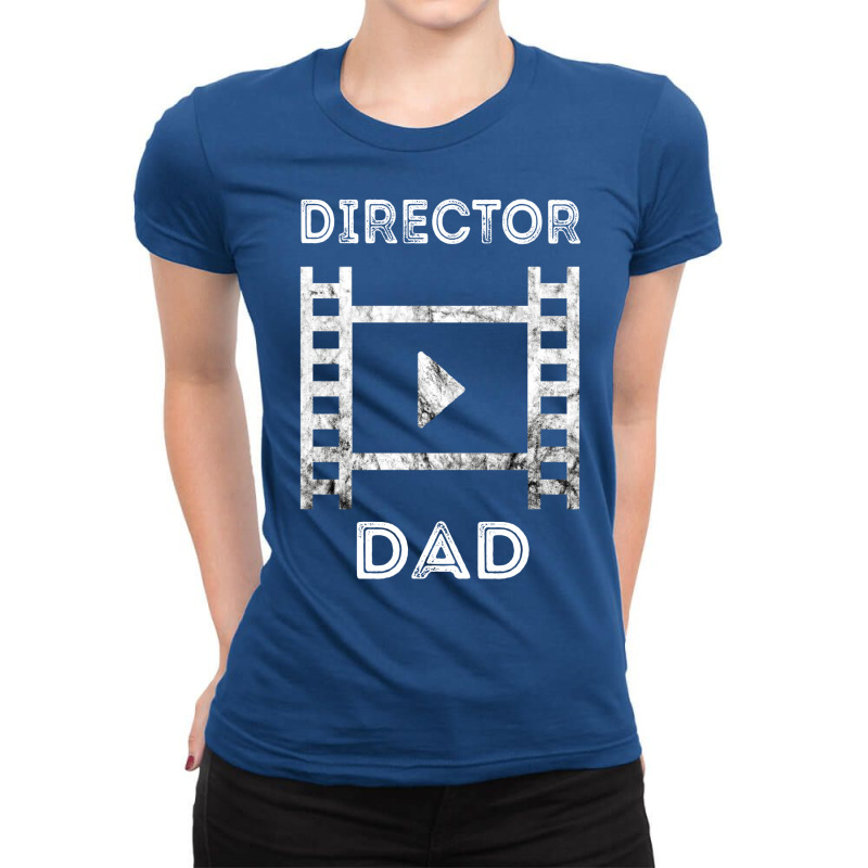 Film Director Dad Filmmaker Film Producer Father Movie Active Summer C Ladies Fitted T-Shirt by jojeancobusa | Artistshot