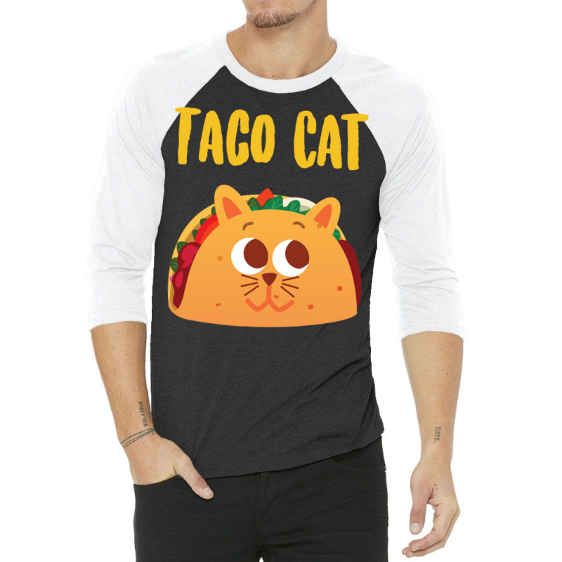 Taco Cats Cinco De Mayo Taco Cute Cat Taco Baby Funny 3/4 Sleeve Shirt | Artistshot